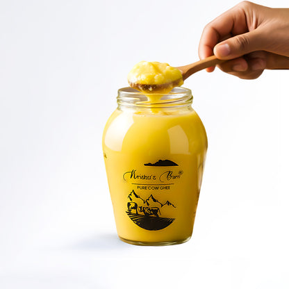 Desi Cow Ghee Pack of 1 Litre | Binola Process | Glass Jar